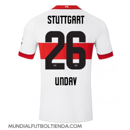 Camiseta Stuttgart Deniz Undav #26 Primera Equipación Replica 2024-25 mangas cortas